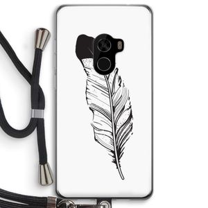 Pluim: Xiaomi Mi Mix 2 Transparant Hoesje met koord