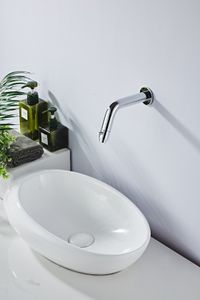Fonteinkraan SaniClear Talpa | Inbouw | Koudwater kraan | Excl.Inbouwdeel | Rond | Chroom