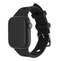 Apple Watch Bandje Evelor - Siliconen - Zwart -