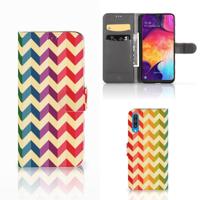 Samsung Galaxy A50 | Telefoon Hoesje | Zigzag Multi Color