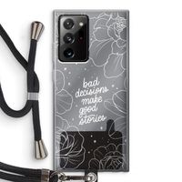 Good stories: Samsung Galaxy Note 20 Ultra / Note 20 Ultra 5G Transparant Hoesje met koord