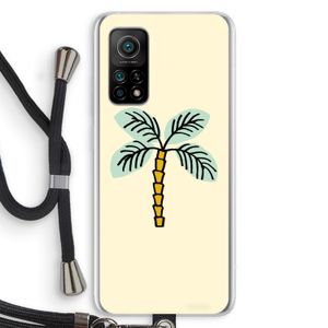 Palmboom: Xiaomi Mi 10T 5G Transparant Hoesje met koord