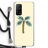 Palmboom: Xiaomi Mi 10T 5G Transparant Hoesje met koord