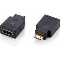 Equip 118914 tussenstuk voor kabels HDMI A HDMI C Zwart - thumbnail