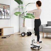 Mini-Stepper met Weerstandsbanden Twist Stepper met Verstelbare Weerstand Wit