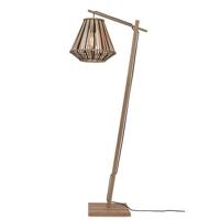 GOOD&MOJO Vloerlamp Merapi - Bamboe|Zwart - 57x30x150cm