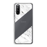 Biggest stripe: Sony Xperia 10 III Transparant Hoesje