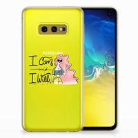 Samsung Galaxy S10e Telefoonhoesje met Naam i Can - thumbnail