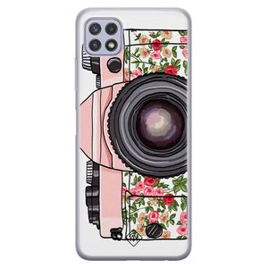 Samsung Galaxy A22 5G siliconen telefoonhoesje - Hippie camera