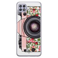 Samsung Galaxy A22 5G siliconen telefoonhoesje - Hippie camera