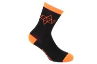 Acht Supply Kudos Sokken - Zwart/Oranje