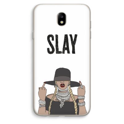 Slay All Day: Samsung Galaxy J7 (2017) Transparant Hoesje