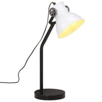 VidaXL Bureaulamp 25 w e27 17x17x60 cm wit