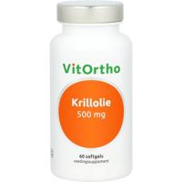 VitOrtho Krillolie 500mg 60 Softgels