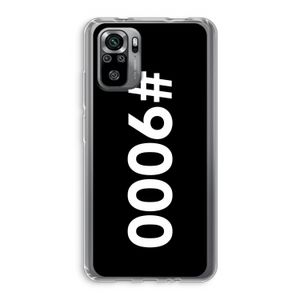 #9000: Xiaomi Redmi Note 10S Transparant Hoesje