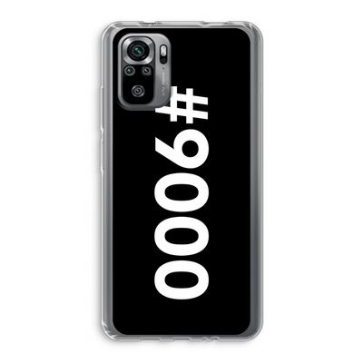 #9000: Xiaomi Redmi Note 10S Transparant Hoesje