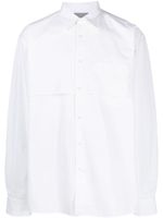 VTMNTS chemise à empiècements - Blanc