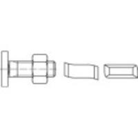 Alstertaler Schrauben & Präzisionsteile 1070206 Hamerkopbout M10 80 mm 88928 RVS A4 25 stuk(s) - thumbnail