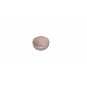 INK Otello XS waskom - 24x24x12cm Fontein kom rond porselein - mat poederroze 0300244
