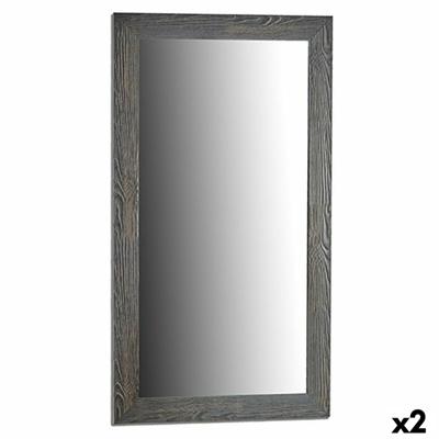 Wandspiegel 77506 Grijs 75,5 x 135,5 x 1,5 cm Rechthoekig (2 Stuks)