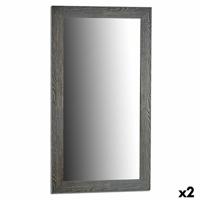 Wandspiegel 77506 Grijs 75,5 x 135,5 x 1,5 cm Rechthoekig (2 Stuks)