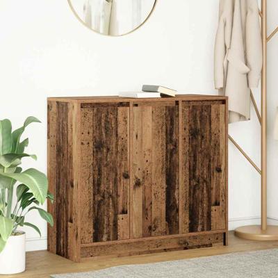 Dressoir 85x34x76 cm spaanplaat oud hout