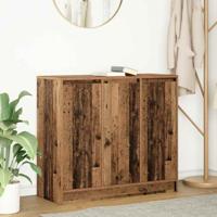 Dressoir 85x34x76 cm spaanplaat oud hout