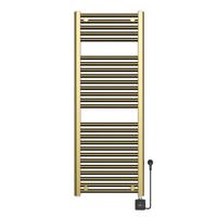 Elektrische Radiator Wiesbaden Elara 118.5x45 Cm Smart Wifi Geborsteld Messing PVD