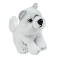 Pluche witte poolwolf knuffel - wolven - 15 cm - speelgoed - knuffeldieren - voor kinderen