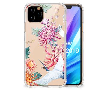 Apple iPhone 11 Pro Case Anti-shock Bird Flowers