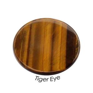 Quoins QMN-L-TO Disk Precious Tiger Eye Large