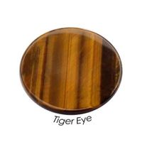 Quoins QMN-L-TO Disk Precious Tiger Eye Large