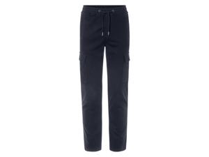 LIVERGY Heren cargobroek (Marineblauw, L)