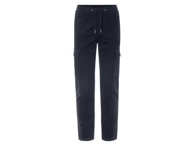LIVERGY Heren cargobroek (Marineblauw, XL)