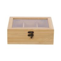 Theekist bamboe FSC 21x16 cm
