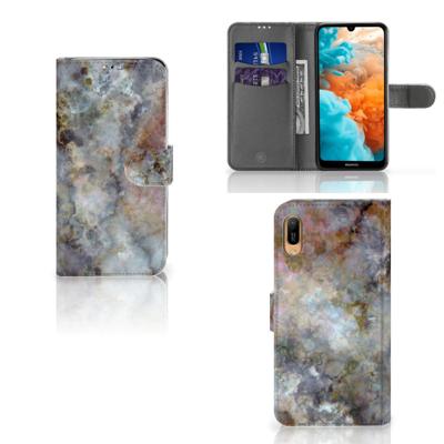 Huawei Y6 (2019) | Bookcase | Marmer Grijs