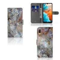 Huawei Y6 (2019) | Bookcase | Marmer Grijs