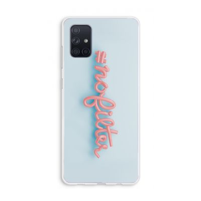 #nofilter: Galaxy A71 Transparant Hoesje
