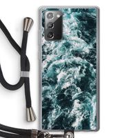 Zee golf: Samsung Galaxy Note 20 / Note 20 5G Transparant Hoesje met koord