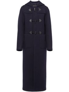 Prada duffle coat à boutonnière croisée - Noir