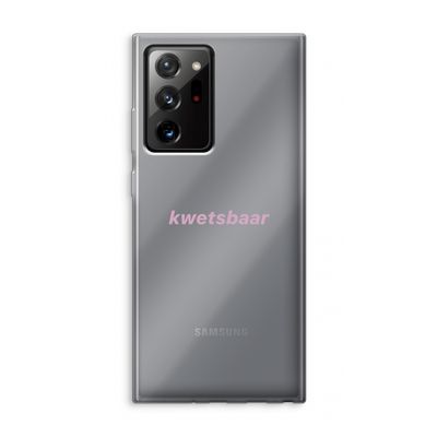 kwetsbaar: Samsung Galaxy Note 20 Ultra / Note 20 Ultra 5G Transparant Hoesje