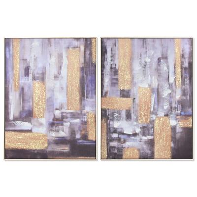Schilderij Home ESPRIT Abstract Modern 62 x 4,5 x 82 cm (2 Stuks)