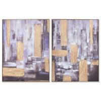 Schilderij Home ESPRIT Abstract Modern 62 x 4,5 x 82 cm (2 Stuks)