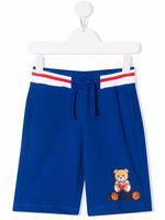 Moschino Kids short à imprimé Toy Bear - Bleu