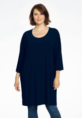 Yoek Tuniek wijd en recht | Blauw | Maat 46/48