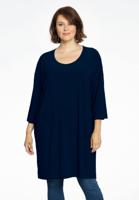Yoek Tuniek wijd en recht | Blauw | Maat 46/48
