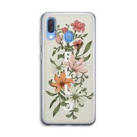 Hello bloemen: Samsung Galaxy A40 Transparant Hoesje