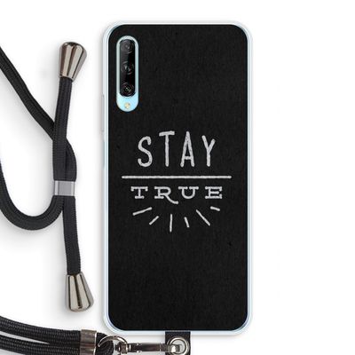Stay true: Huawei P Smart Pro Transparant Hoesje met koord