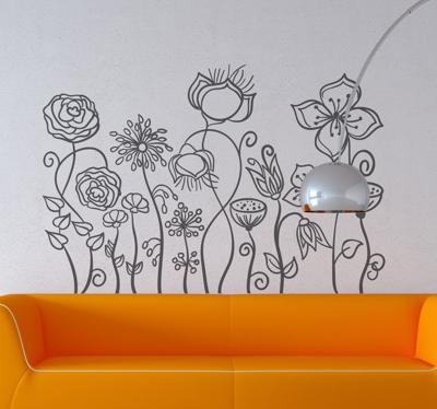 Sticker bloemen origineel