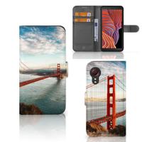 Samsung Galaxy Xcover 5 | Flip Cover | Golden Gate Bridge